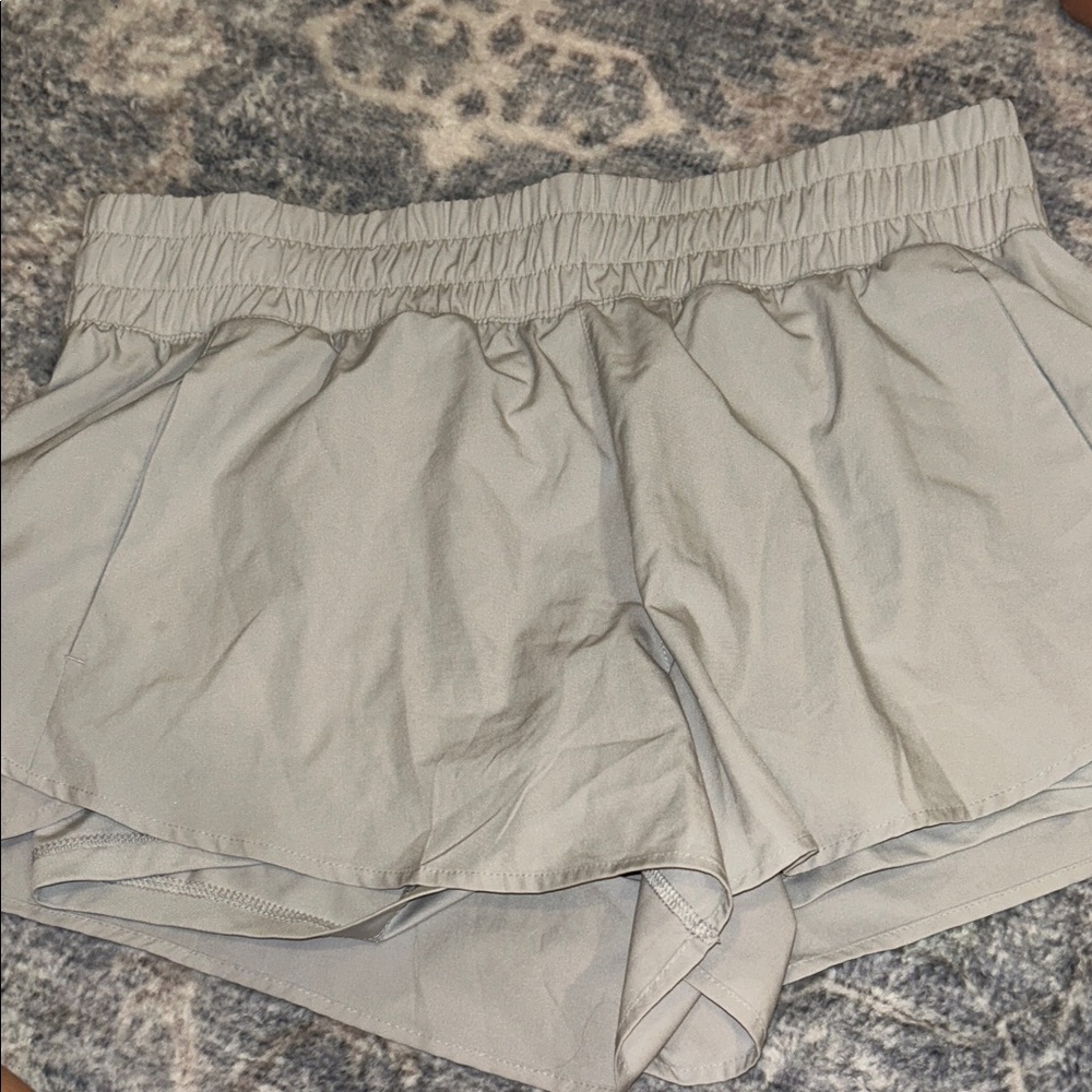 Avia Women's Light Gray Athletic Shorts